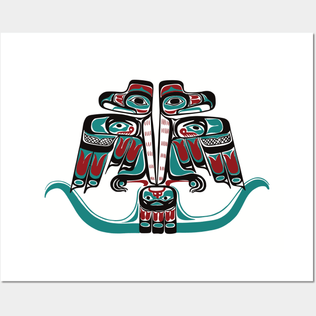 Nortwest Pacific Coast Haida Tlingit Thunderbird Wall Art by Beltschazar